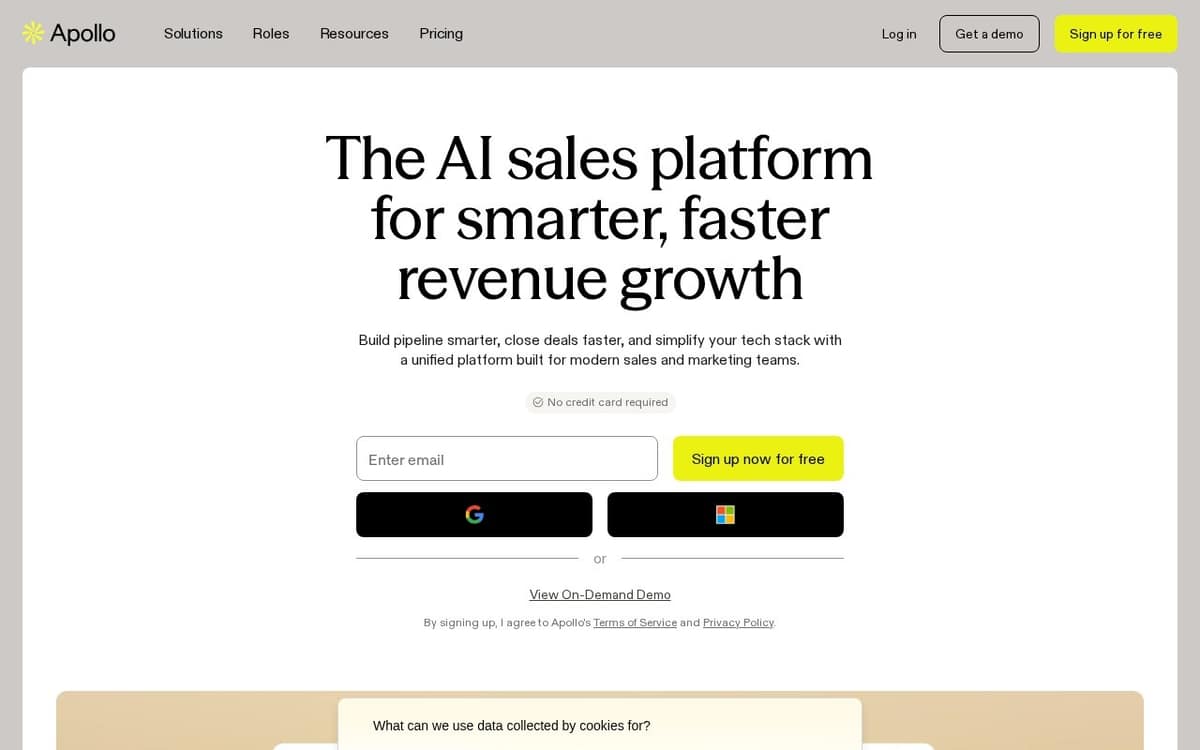 Apollo.io preview