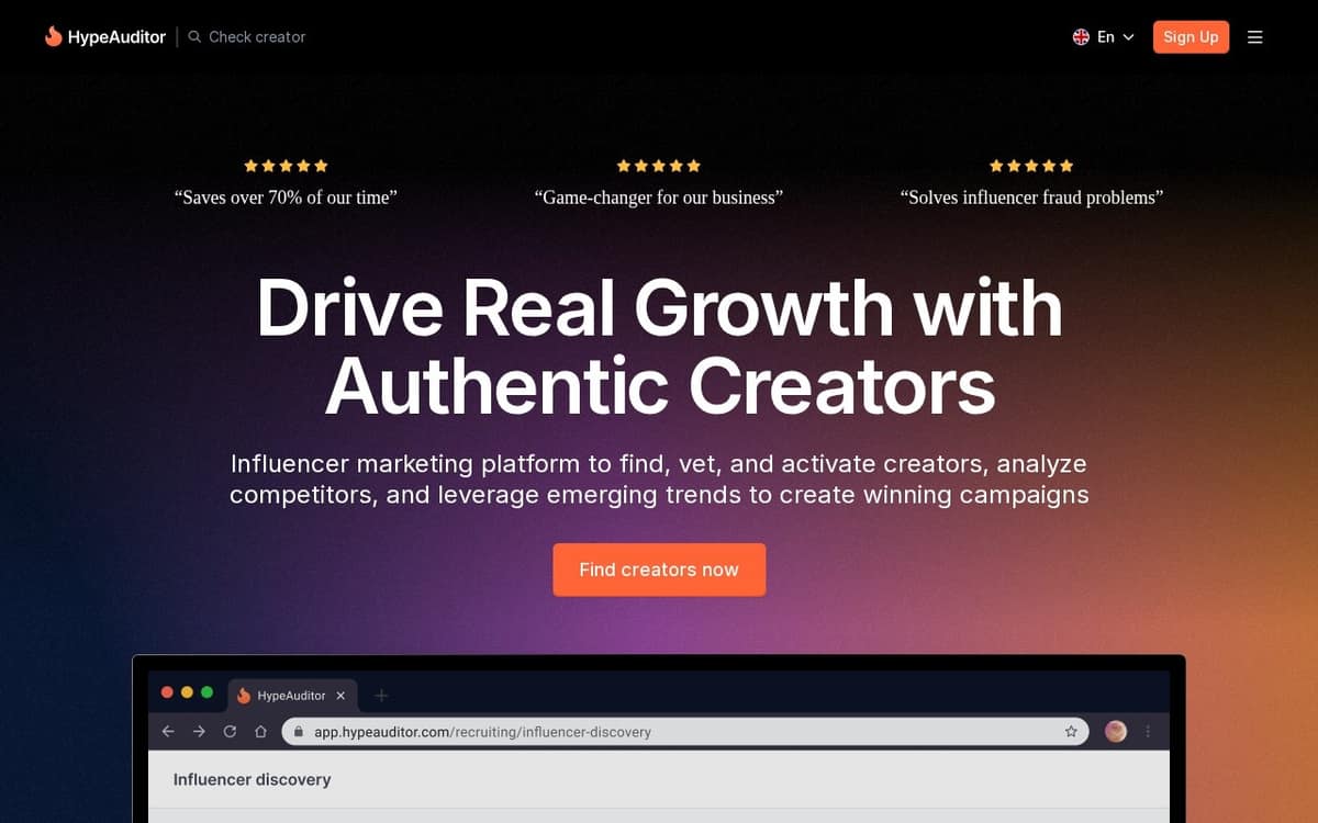 HypeAuditor preview