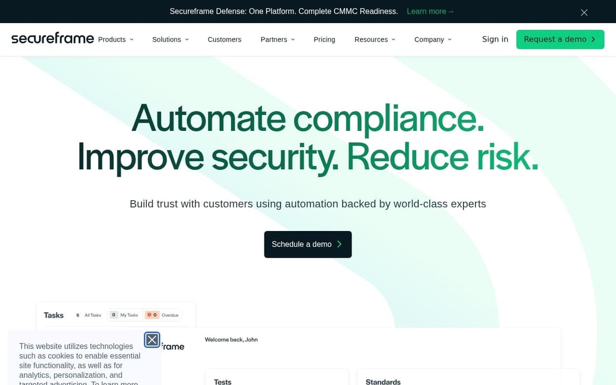 Secureframe preview