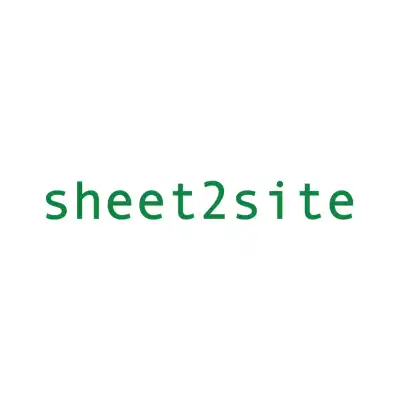 Craft Your Website Easily with Sheet2Site